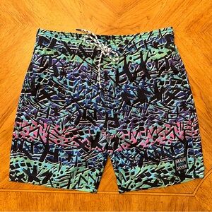 Maui and Sons Board Shorts Swim Trunks Mens Size Medium Beach Surf Drawstring